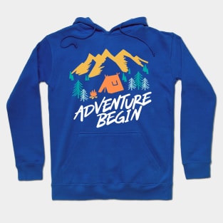 Adventure Camping Begin Hoodie